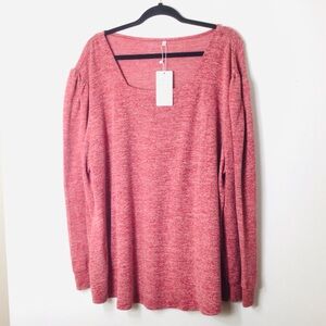 NWT Rosriss top women pink tunic 3x